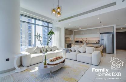 Apartment - 3 Bedrooms - 4 Bathrooms for rent in Marina Vista Tower 2 - Marina Vista - EMAAR Beachfront - Dubai Harbour - Dubai