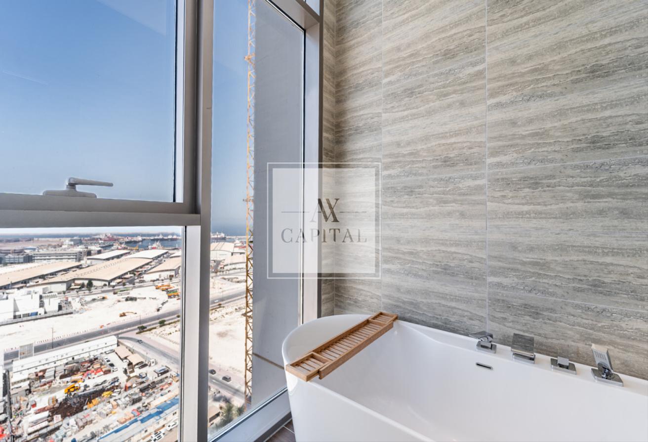 Luxury Furnished | Sea View | Upgraded 2BR + Maid photo 20