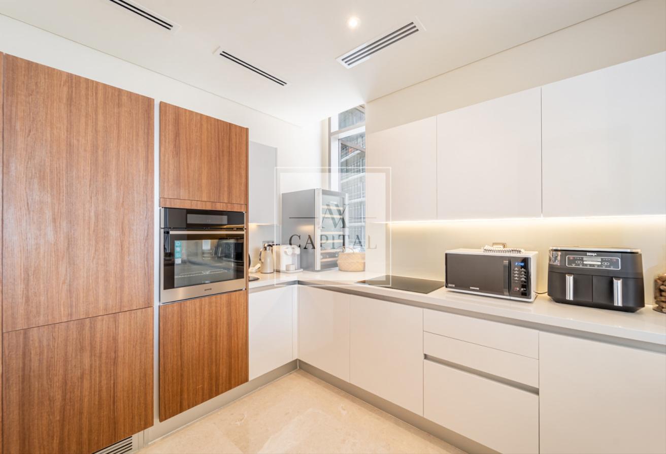 Luxury Furnished | Sea View | Upgraded 2BR + Maid photo 6