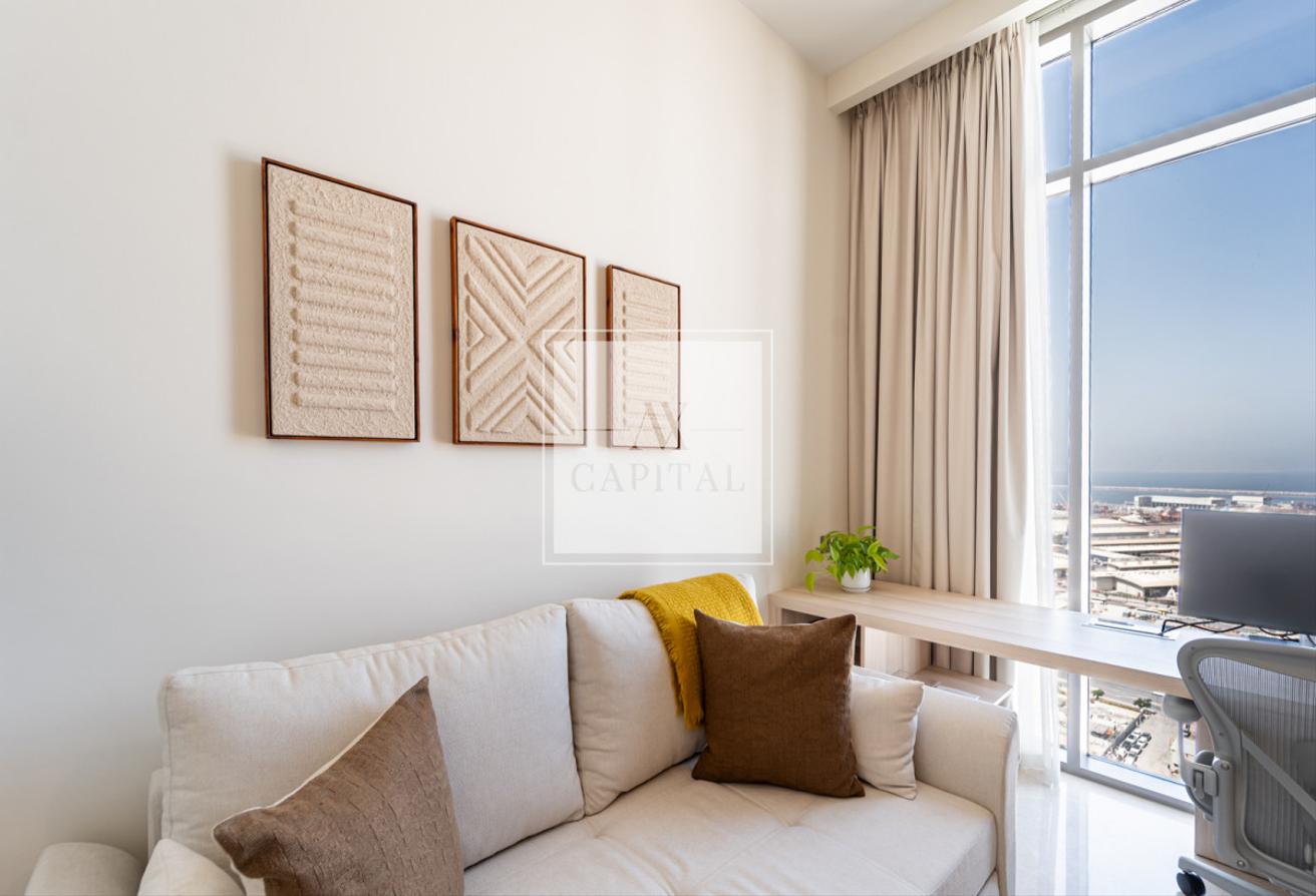 Luxury Furnished | Sea View | Upgraded 2BR + Maid photo 18