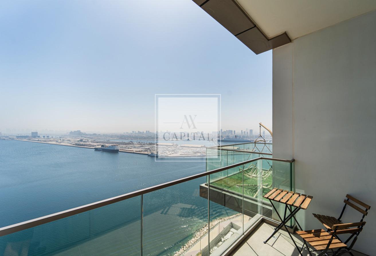 Luxury Furnished | Sea View | Upgraded 2BR + Maid photo 3