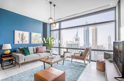 شقة - غرفة نوم - 2 حمامات للايجار في برج إندكس - مركز دبي المالي العالمي - دبي