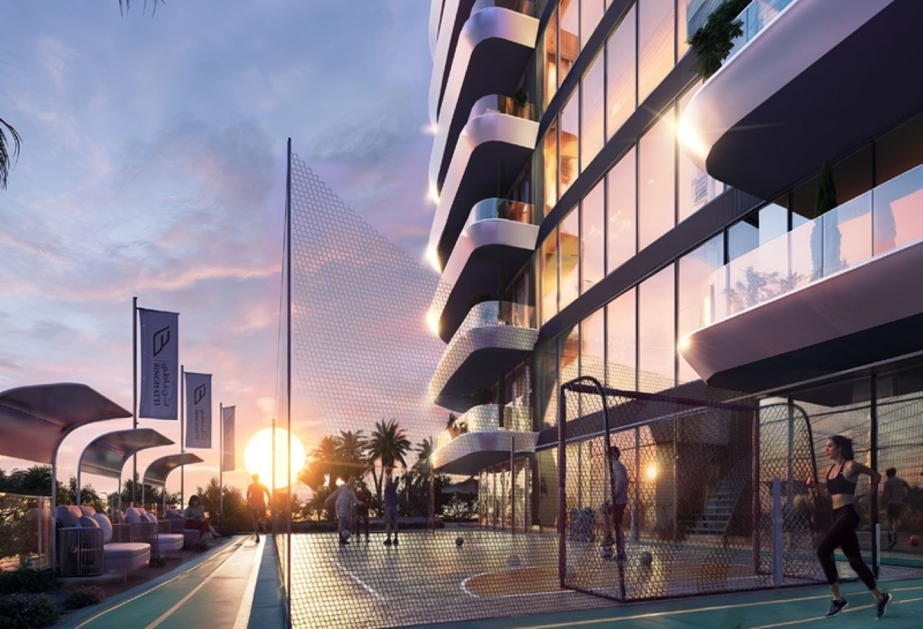 2BR with Skyline View | Binghatti Hills Dubai gallery image