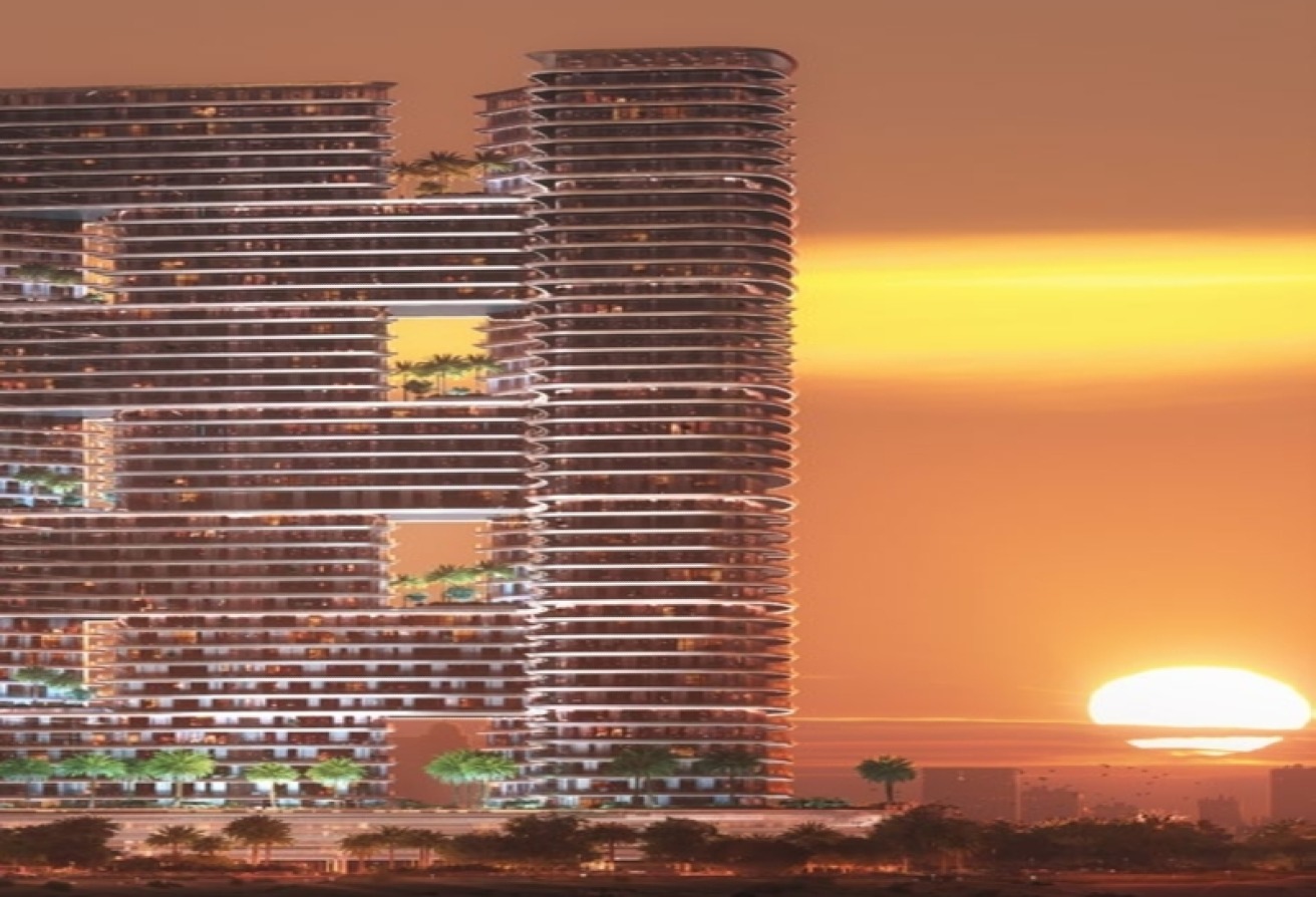 2BR with Skyline View | Binghatti Hills Dubai gallery image