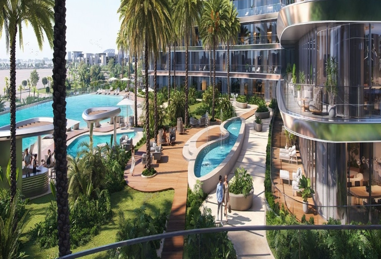2BR with Skyline View | Binghatti Hills Dubai gallery image