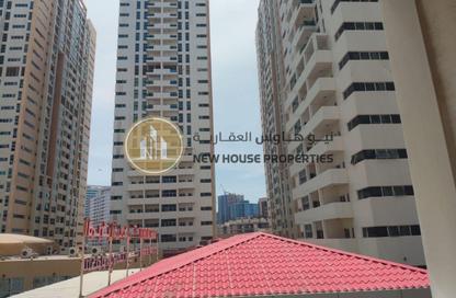 شقة - غرفة نوم - 2 حمامات للايجار في أبراج عجمان وان - الصوان - عجمان شقة - غرفة نوم - 2 حمامات للايجار في أبراج عجمان وان - الصوان - عجمان
