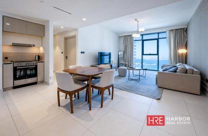 شقة - 1 - 1 للايجار في برج Marina Vista 1 - مارينا فيستا - إعمار بيتشفرونت - دبي هاربور - دبي