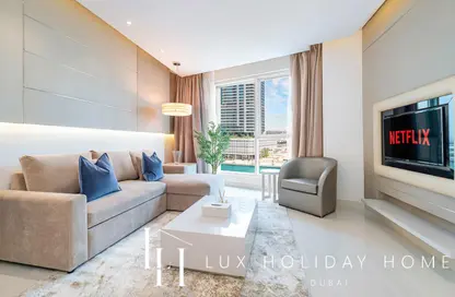 Apartment - 1 Bedroom - 1 Bathroom for rent in DAMAC Maison The Vogue - Business Bay - Dubai