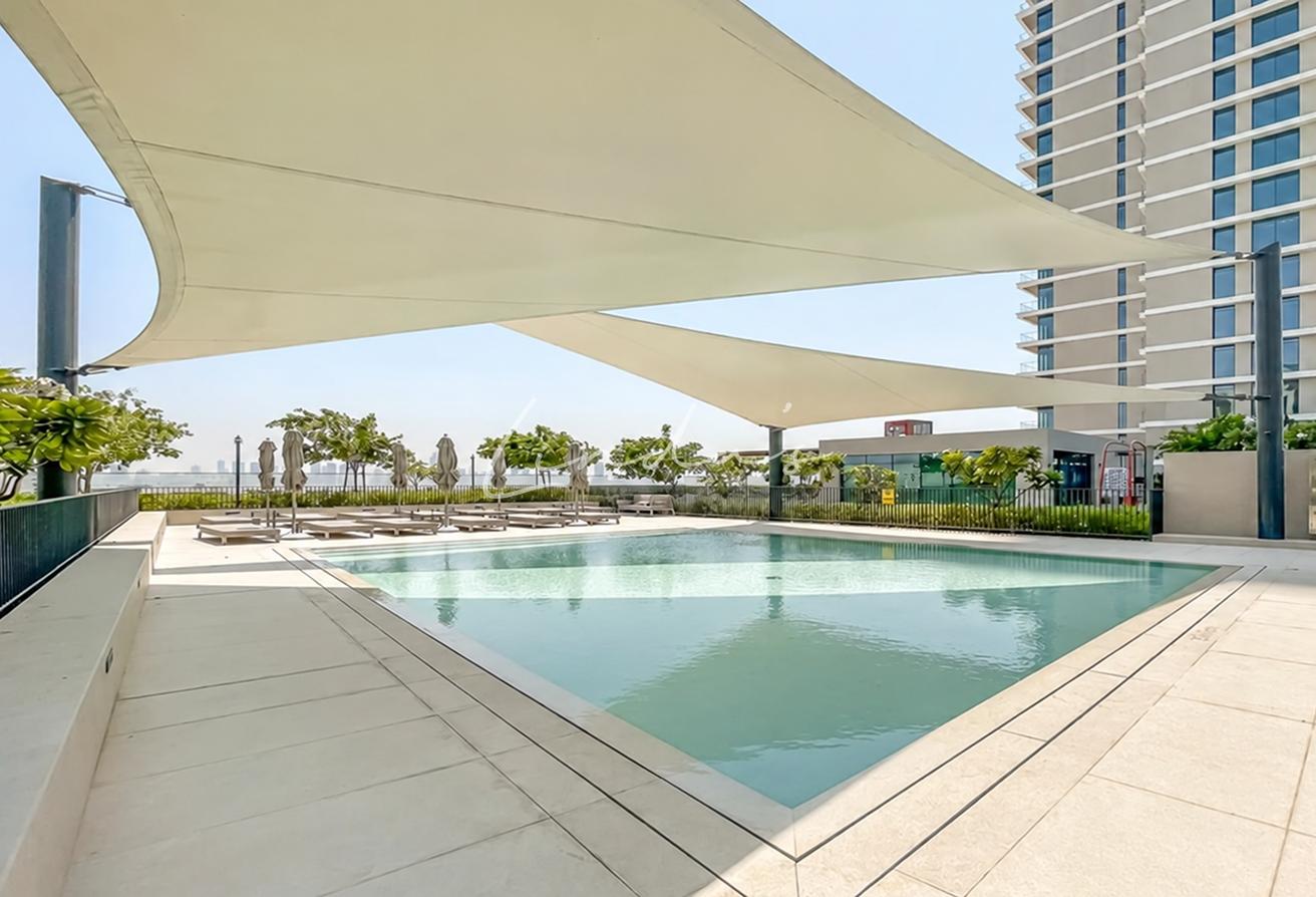 Golf Course View | High Floor | Unfurnished photo 11