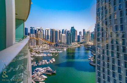 Apartment - 1 Bedroom - 2 Bathrooms for rent in Damac Heights - Dubai Marina - Dubai
