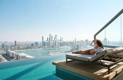 Apartment - Studio - 1 Bathroom for rent in The Palm Tower - Palm Jumeirah - Dubai