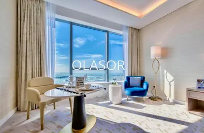 Apartment - Studio - 1 Bathroom for rent in The Palm Tower - Palm Jumeirah - Dubai