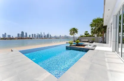 Villa - 5 Bedrooms - 6 Bathrooms for rent in Palm Jumeirah Frond N - Palm Jumeirah - Dubai