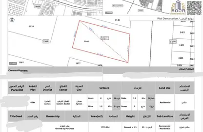 Land - Studio for sale in Al Aamra Gardens - Al Amerah - Ajman
