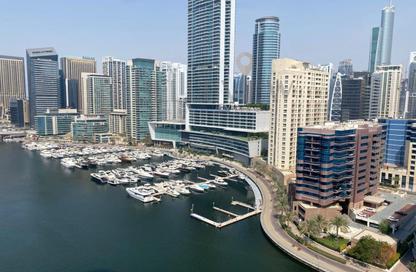 Apartment - 3 Bedrooms - 4 Bathrooms for rent in Marina Wharf - Dubai Marina - Dubai