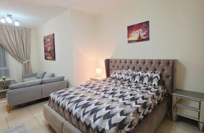 Apartment - Studio - 1 Bathroom for rent in Beach Tower 1 - Al Khan Lagoon - Al Khan - Sharjah