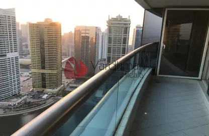 شقة - غرفة نوم - 1 حمام للايجار في برج كونكورد - (JLT) مجمع H - أبراج بحيرات الجميرا - دبي