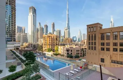 شقة - غرفة نوم - 2 حمامات للايجار في بلفيو برج 2 - أبراج بلفيو - وسط مدينة دبي - دبي