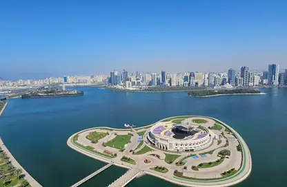 Apartment - 2 Bedrooms - 3 Bathrooms for rent in Al Dana Tower - Al Majaz 3 - Al Majaz - Sharjah