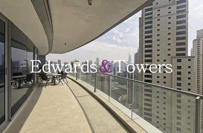Apartment - 2 Bedrooms - 3 Bathrooms for rent in Trident Grand Residence - Dubai Marina - Dubai