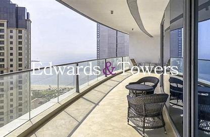 Apartment - 2 Bedrooms - 3 Bathrooms for rent in Trident Grand Residence - Dubai Marina - Dubai