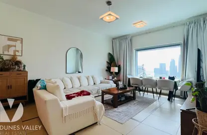 شقة - غرفة نوم - 2 حمامات للايجار في 48 برج جيت - برج دبي - وسط مدينة دبي - دبي