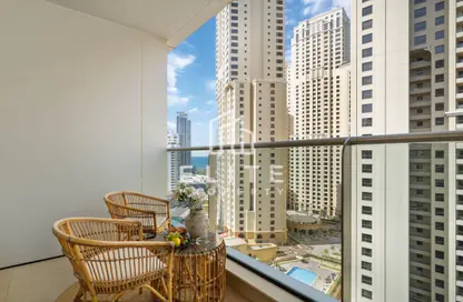 شقة - غرفة نوم - 1 حمام للايجار في برج التألق 2 - أبراج البريق - دبي مارينا - دبي