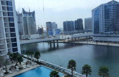 Apartment - Studio - 1 Bathroom for rent in Damac Maison Prive A - Damac Maison Prive - Business Bay - Dubai