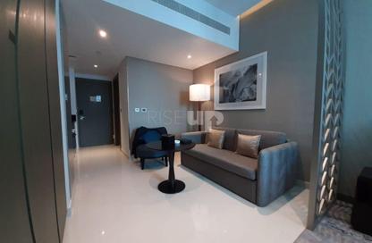 Apartment - Studio - 1 Bathroom for rent in Damac Maison Prive A - Damac Maison Prive - Business Bay - Dubai