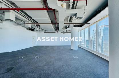 Half Floor - Studio - 2 Bathrooms for rent in The Bay Gate - Business Bay - Dubai
