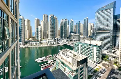 شقة - غرفة نوم - 1 حمام للايجار في المجرة 2 - المجرة - دبي مارينا - دبي