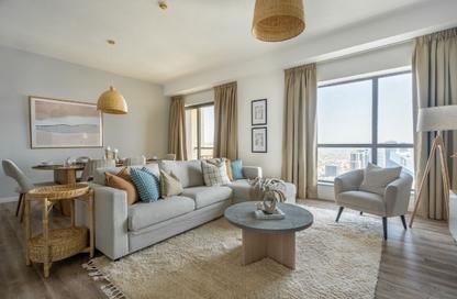 Apartment - 2 - 2 for rent in Bahar 1 - Bahar - Jumeirah Beach Residence - Dubai