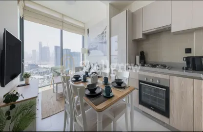 Apartment - 1 Bedroom - 1 Bathroom for rent in Sobha Hartland Waves - Sobha Hartland - Mohammed Bin Rashid City - Dubai