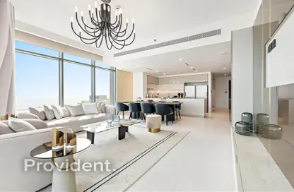 Apartment - 4 Bedrooms - 6 Bathrooms for sale in Marina Vista - EMAAR Beachfront - Dubai Harbour - Dubai