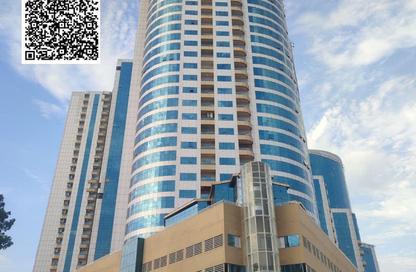 شقة - غرفة نوم - 2 حمامات للايجار في أورينت تاور 1 - أورينت تاور - البستان - عجمان