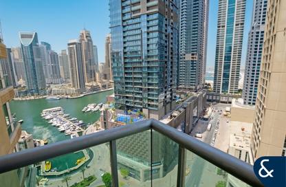 Apartment - 2 Bedrooms - 3 Bathrooms for rent in Al Mass Tower - Dubai Marina Towers - Dubai Marina - Dubai
