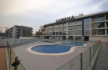 Apartment - Studio - 1 Bathroom for rent in Samana Golf Avenue - Dubai Studio City - Dubai