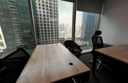 Office Space - Studio - 1 Bathroom for rent in The Binary Tower - Business Bay - Dubai