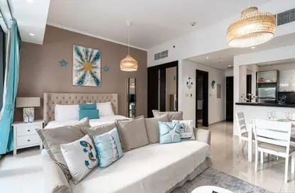 Apartment - Studio - 1 Bathroom for rent in Silverene - Dubai Marina - Dubai