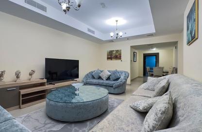 Apartment - 2 Bedrooms - 2 Bathrooms for rent in Beach Tower 2 - Al Khan Lagoon - Al Khan - Sharjah