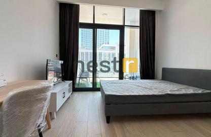 Apartment - Studio - 1 Bathroom for rent in Azizi Riviera 40 - Azizi Riviera - Meydan One - Meydan - Dubai