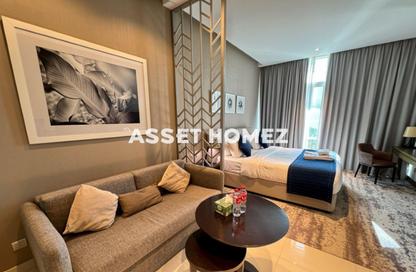 Apartment - Studio - 1 Bathroom for rent in Damac Maison Prive B - Damac Maison Prive - Business Bay - Dubai