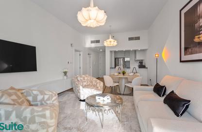 Apartment - 1 - 1 for rent in Damac Heights - Dubai Marina - Dubai