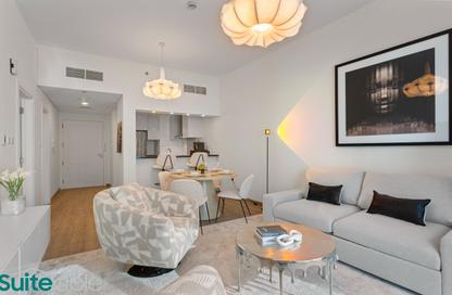 Apartment - 1 - 1 for rent in Damac Heights - Dubai Marina - Dubai