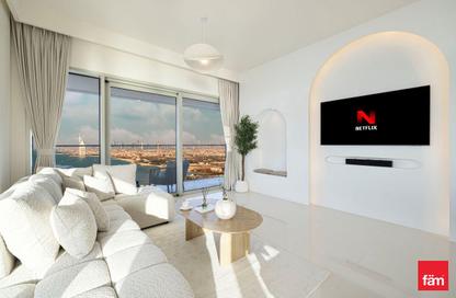Apartment - 3 Bedrooms - 4 Bathrooms for sale in Grand Bleu Tower 1 - EMAAR Beachfront - Dubai Harbour - Dubai