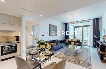 شقة - غرفة نوم - 1 حمام للايجار في برج Marina Vista 2 - مارينا فيستا - إعمار بيتشفرونت - دبي هاربور - دبي