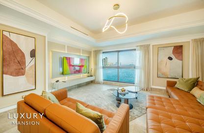 Apartment - 4 Bedrooms - 6 Bathrooms for rent in The Fairmont Palm Residence South - The Fairmont Palm Residences - Palm Jumeirah - Dubai