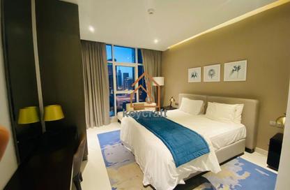 Apartment - 1 - 2 for rent in Damac Maison Prive A - Damac Maison Prive - Business Bay - Dubai