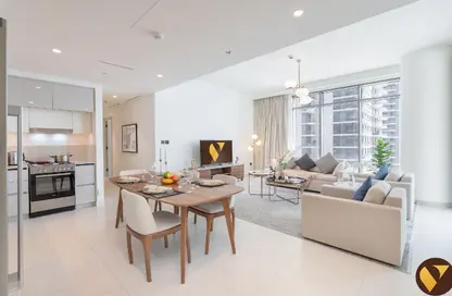 Apartment - 2 Bedrooms - 2 Bathrooms for rent in Marina Vista - EMAAR Beachfront - Dubai Harbour - Dubai