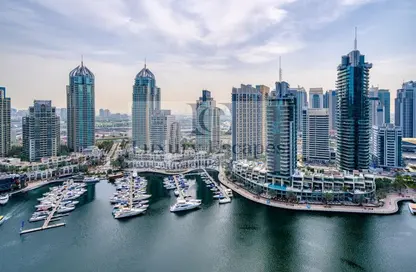شقة - غرفة نوم - 2 حمامات للايجار في مارينا تيراس - دبي مارينا - دبي